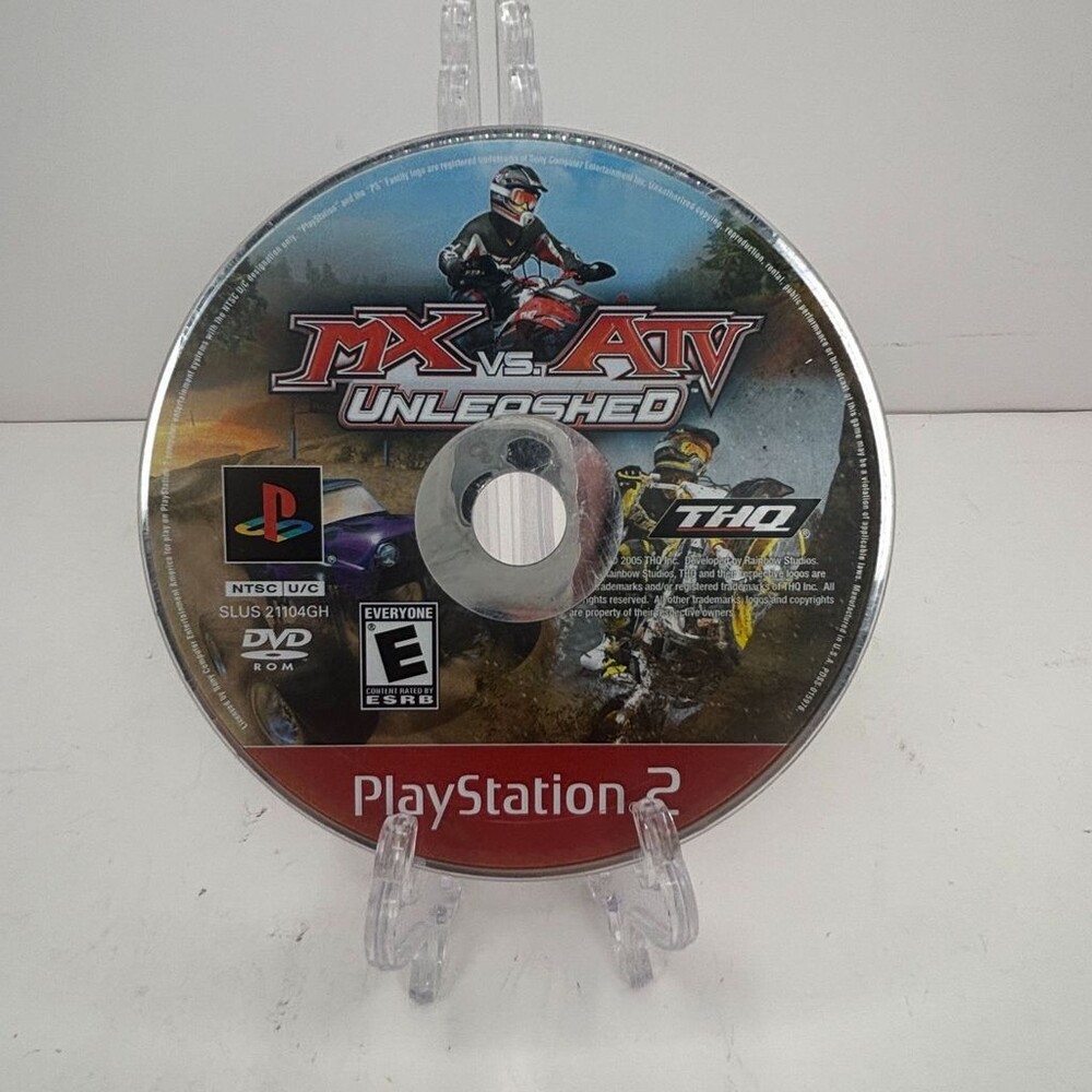 MX vs. ATV Unleashed PS2 (Sony PlayStation 2, 2005) Disc Only